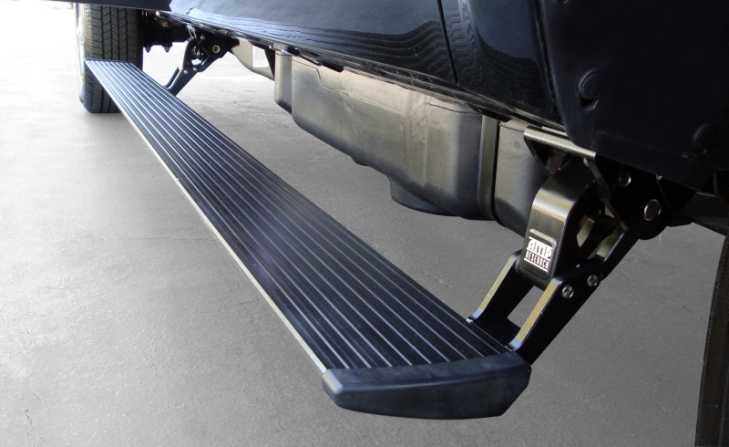 Chevrolet Silverado PowerStep Plug-N-Play Running Boards - AMP Research - Automatic Power-Deploying with OEM Style Illumination - Black - `15-`16 Chevrolet Silverado PowerStep Plug-N-Play Running Boards - AMP Research - Automatic Power-Deploying with OEM Style Illumination - Black - `15-`16